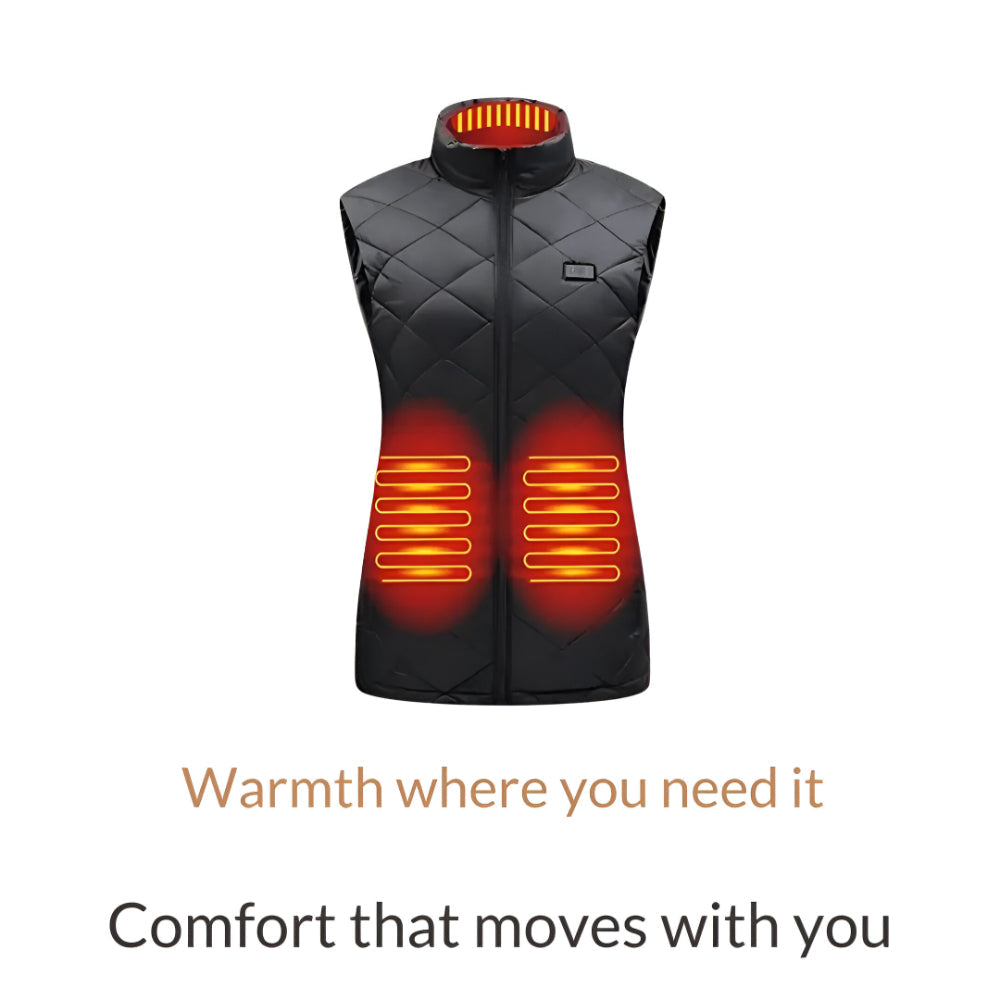 Warm Electric Heated Women's Winter Vest