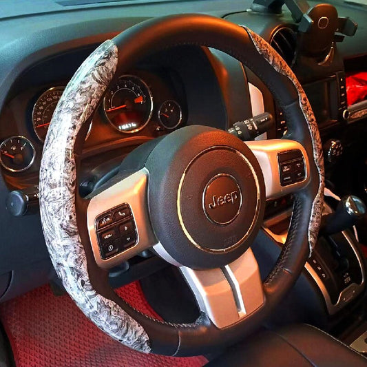 Premium Leather Steering Wheel Cover - Lusomart