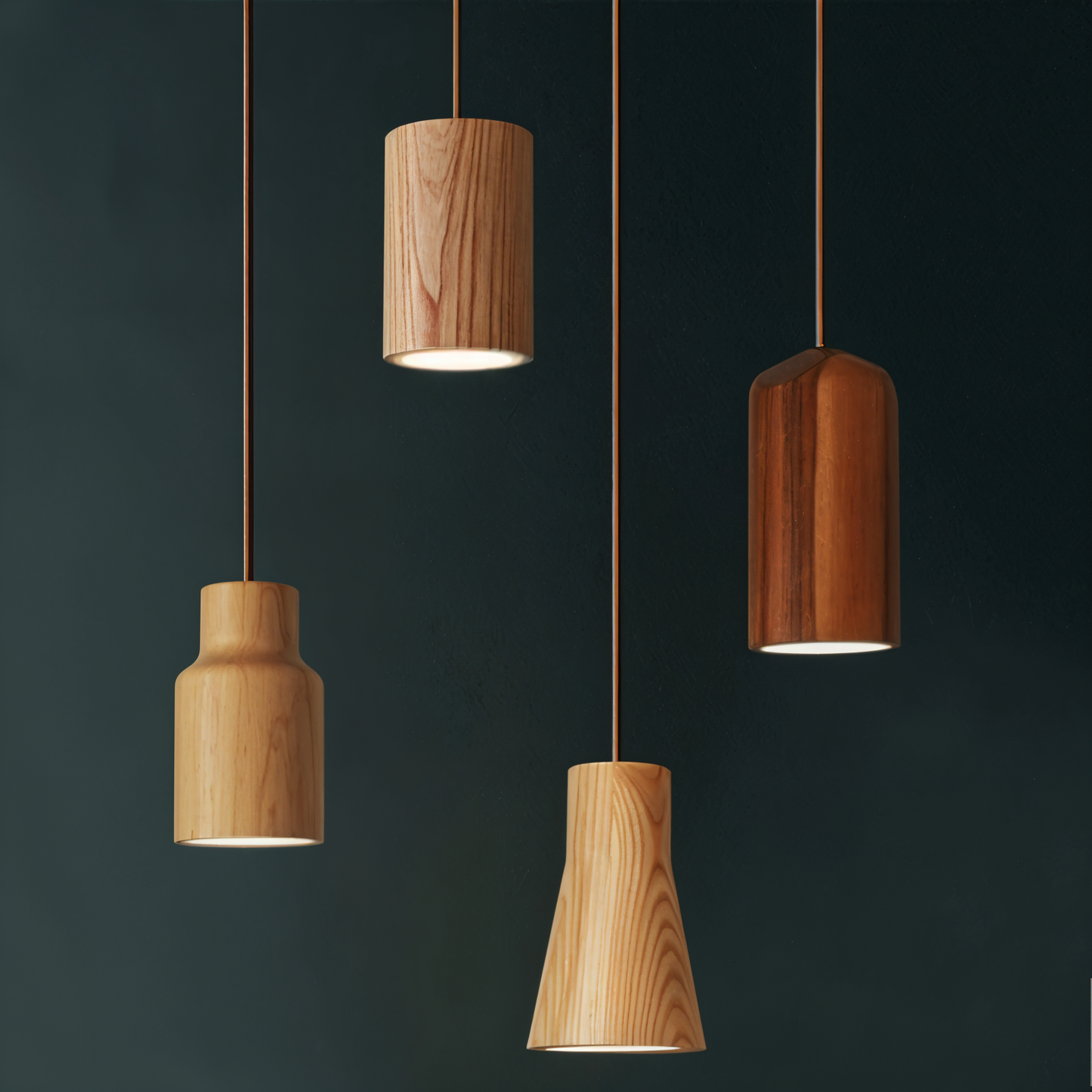WoodenAura | Elegant Modern Scandinavian Kitchen Pendant Lighting 1