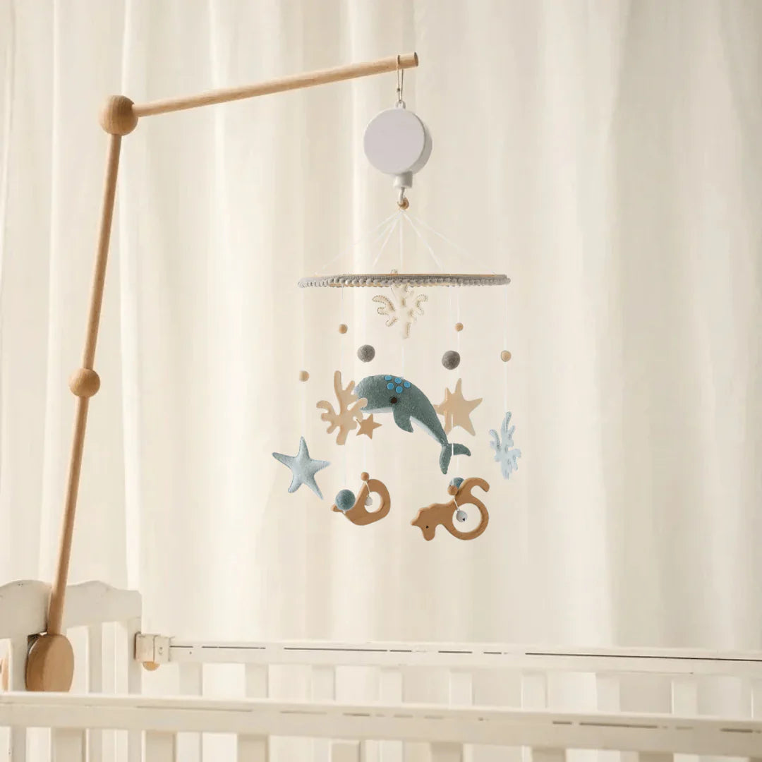 Wooden Baby Mobile – Natural Crib Mobile for Soothing Sleep and Nursery Decor 15