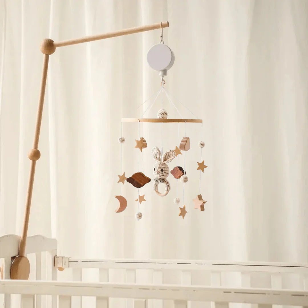 Wooden Baby Mobile – Natural Crib Mobile for Soothing Sleep and Nursery Decor 16