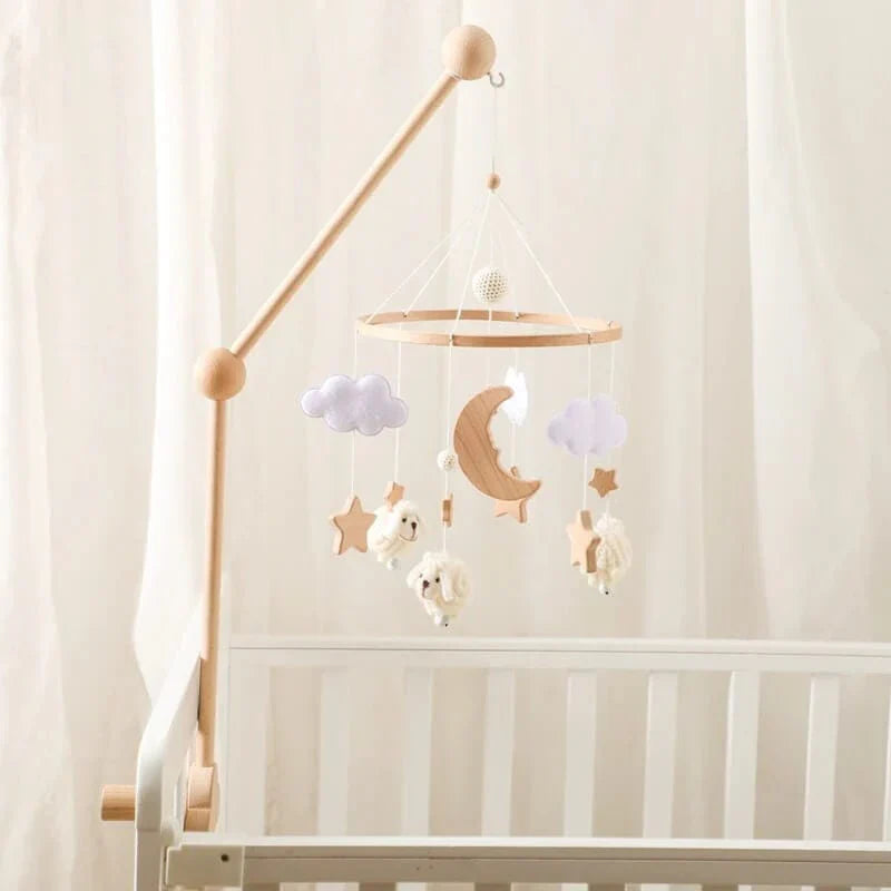 Wooden Baby Mobile – Natural Crib Mobile for Soothing Sleep and Nursery Decor 9