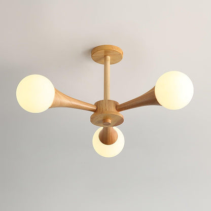 Rustic Wood Pendant Light