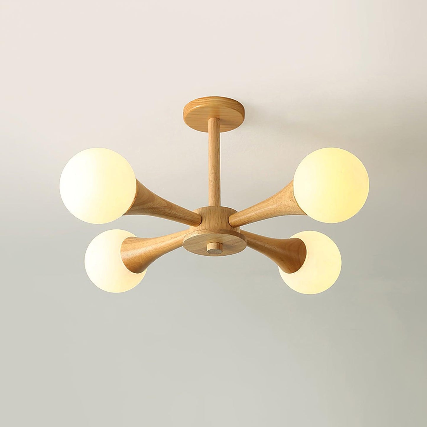 Rustic Wood Pendant Light