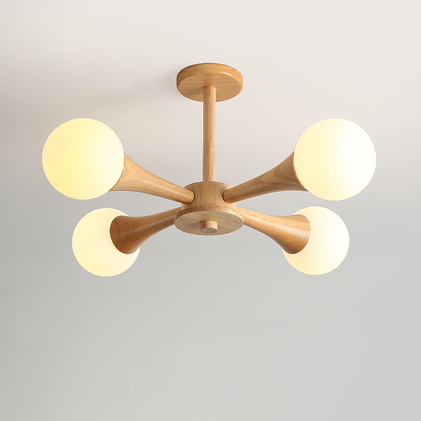 Rustic Wood Pendant Light