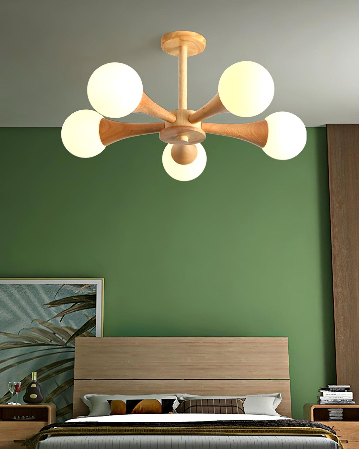 Rustic Wood Pendant Light