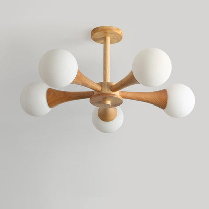 Rustic Wood Pendant Light