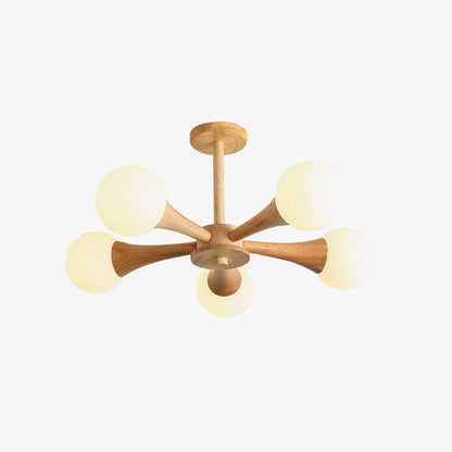 Rustic Wood Pendant Light