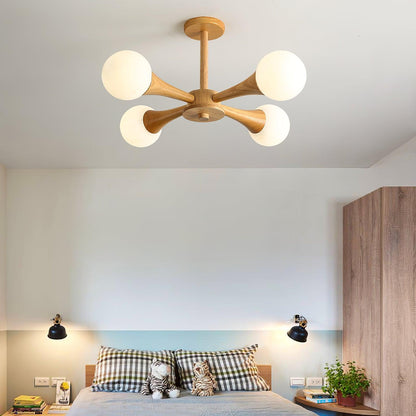 Rustic Wood Pendant Light