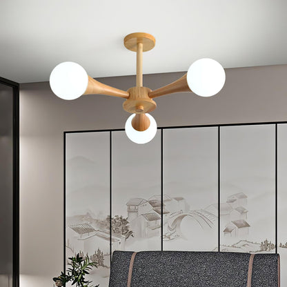 Rustic Wood Pendant Light - Lusomart