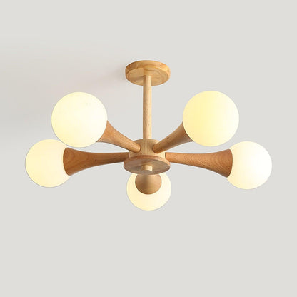 Rustic Wood Pendant Light
