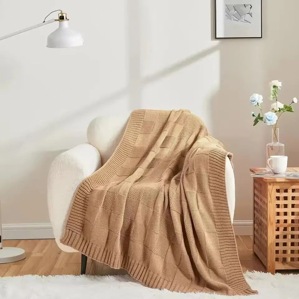 Wyrm Blocks Knitted Quilt Inovessa