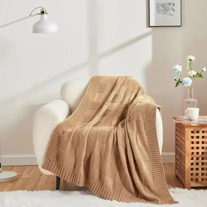 Wyrm Blocks Knitted Quilt Inovessa