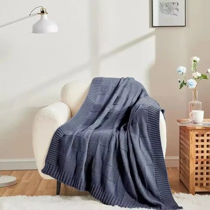 Wyrm Blocks Knitted Quilt Inovessa