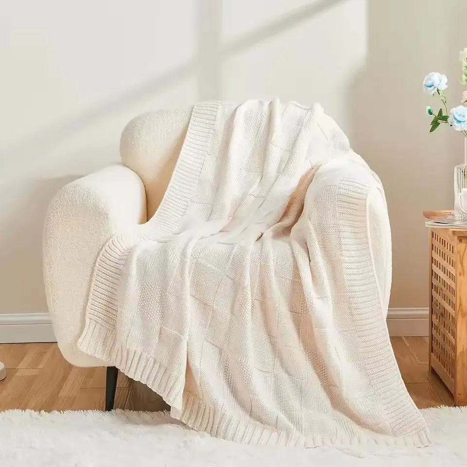 Wyrm Blocks Knitted Quilt Inovessa