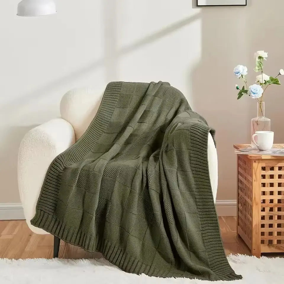 Wyrm Blocks Knitted Quilt Inovessa