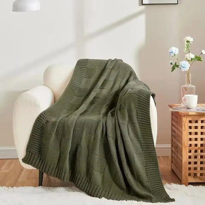 Wyrm Blocks Knitted Quilt Inovessa