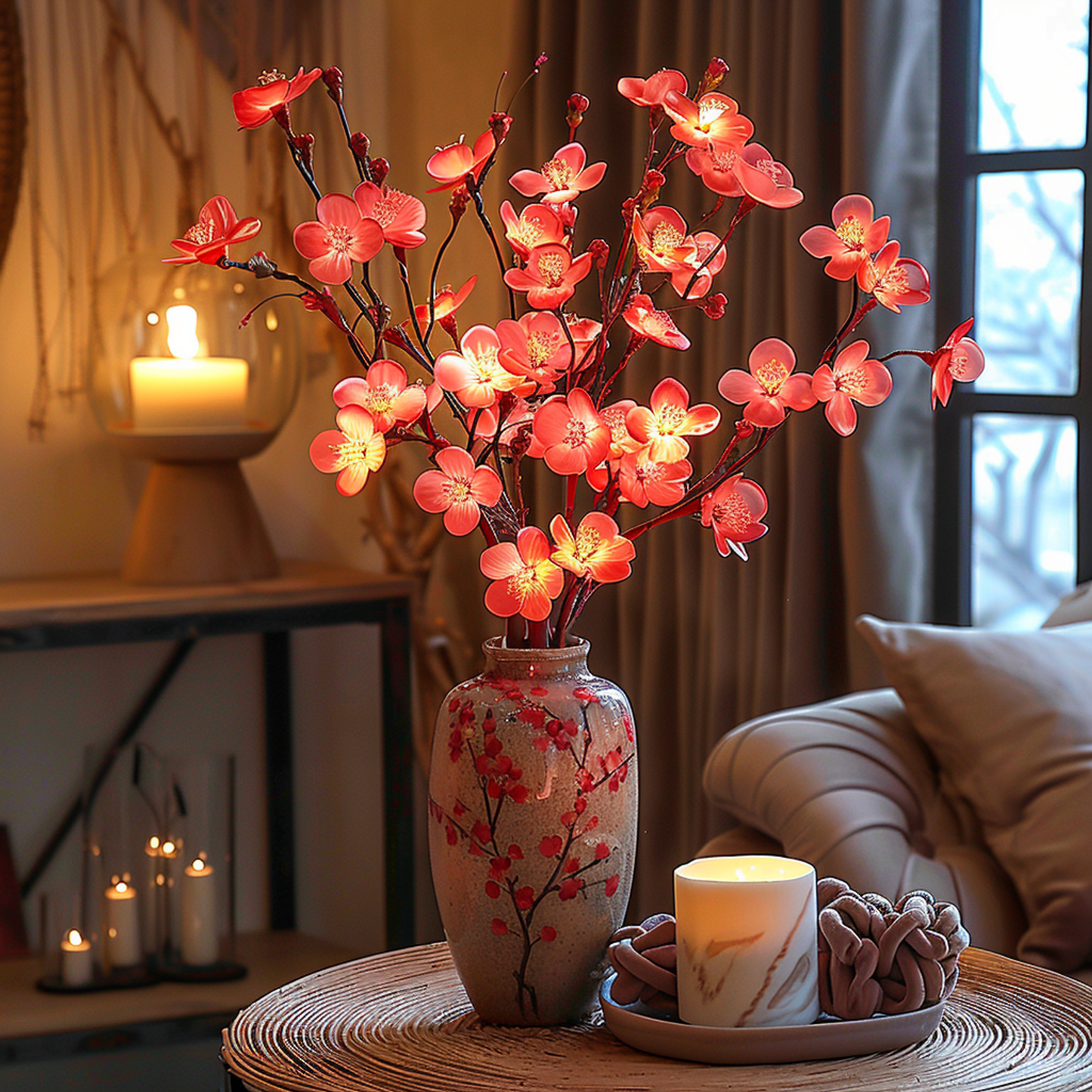 Calming Table Lamp with Soft Warm Light