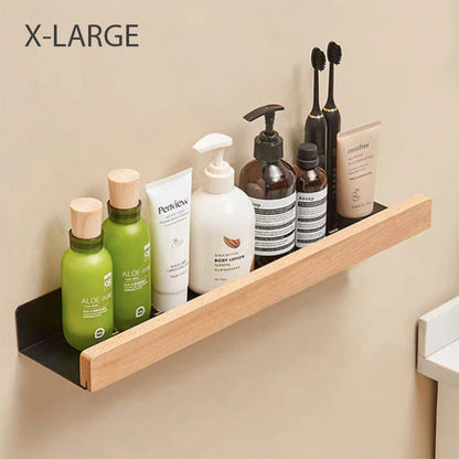 Sleek Bathroom Wall Shelf Space Saving Storage