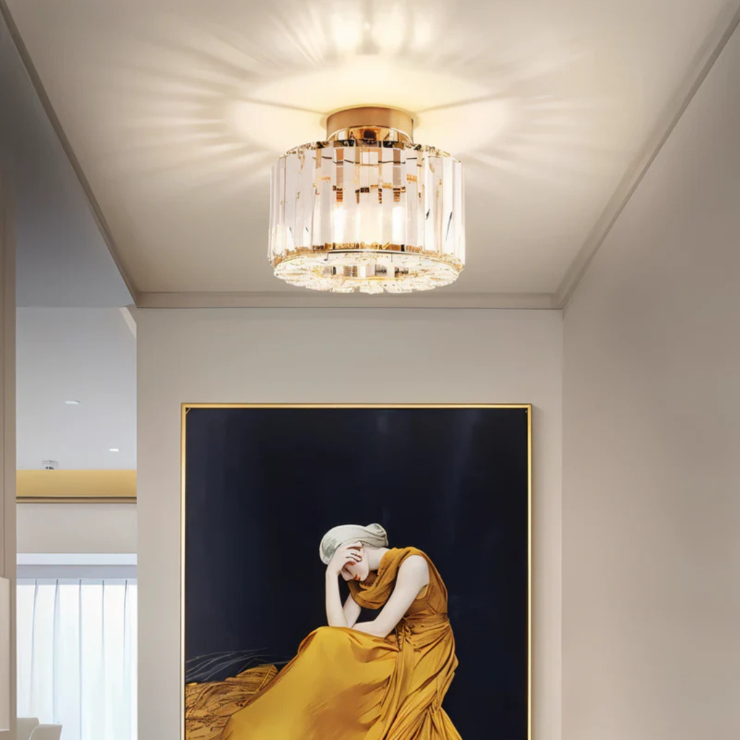 Xylenne | Elegant Stylish Crystal Glass Ceiling Lamp 3