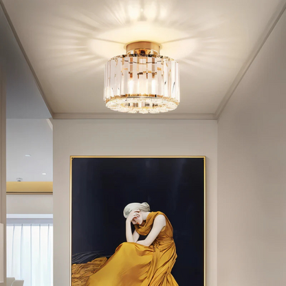 Xylenne | Elegant Stylish Crystal Glass Ceiling Lamp 3