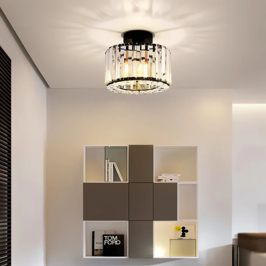 Xylenne | Elegant Stylish Crystal Glass Ceiling Lamp 5