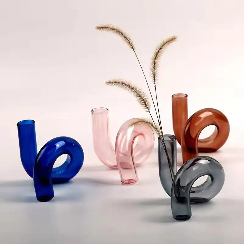 Xylo Swirl Flower Holder Inovessa