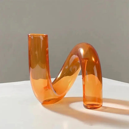 Xylo Swirl Flower Holder Inovessa