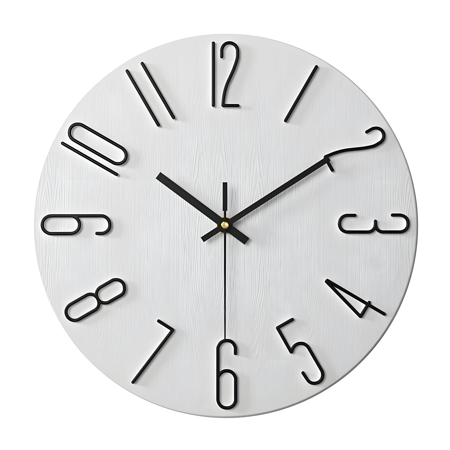 Quiet Contemporary Quartz Wall Clock