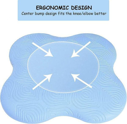 Yoga Pad for Knees - 1Pcs Extra Thick Exercise Knee Pads Soft Nonslip Pilates Kneeling Wrist Hips Hands Elbows Balance 4