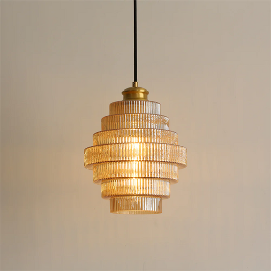 Stylish Curved Pendant Light with Elegant Waves - Lusomart