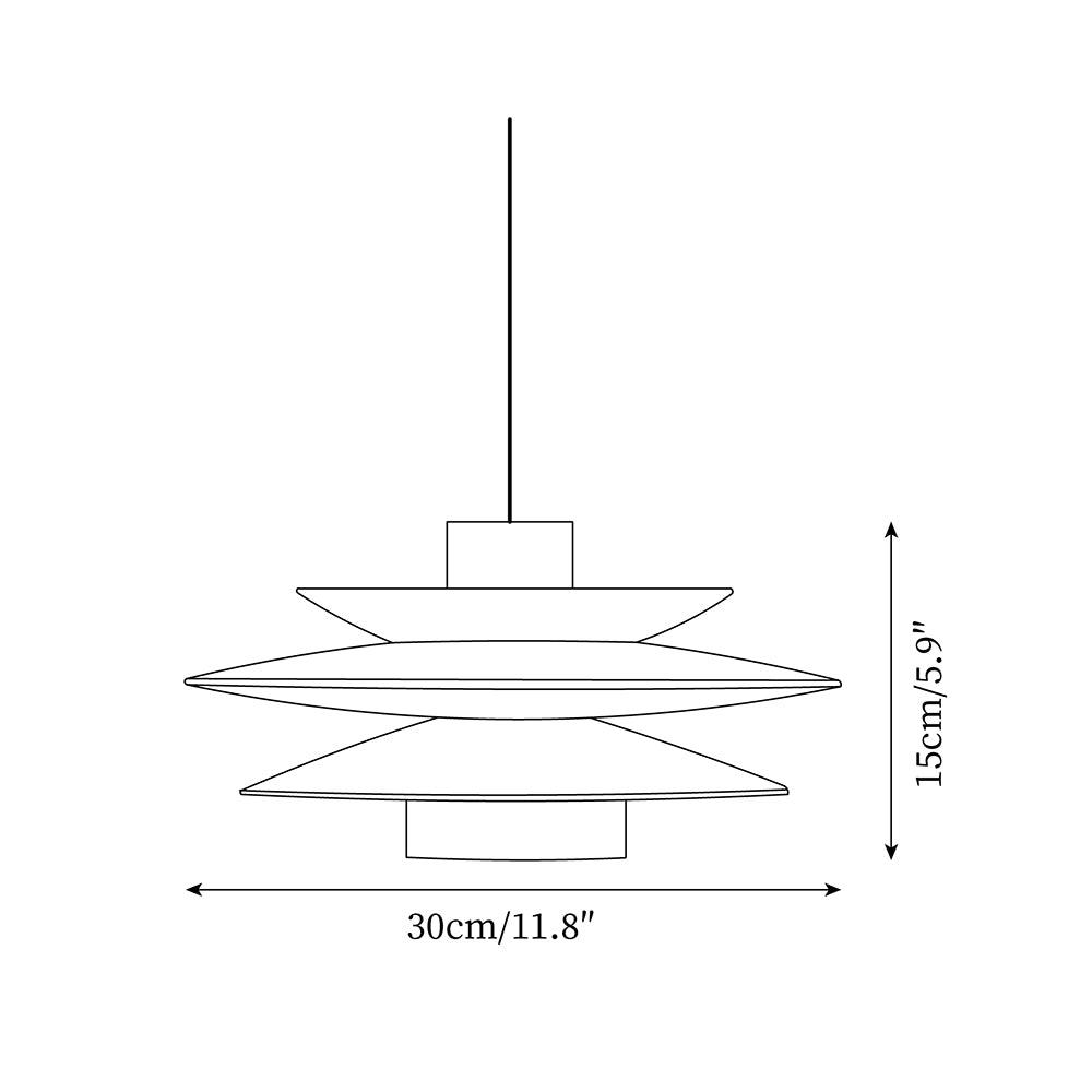 Zarini Wooden Pendant Lamp 3