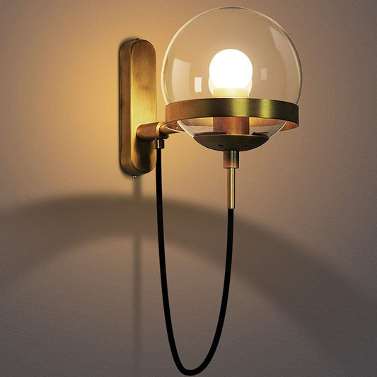 Vintage Round Wall Light with Classic Style - Lusomart