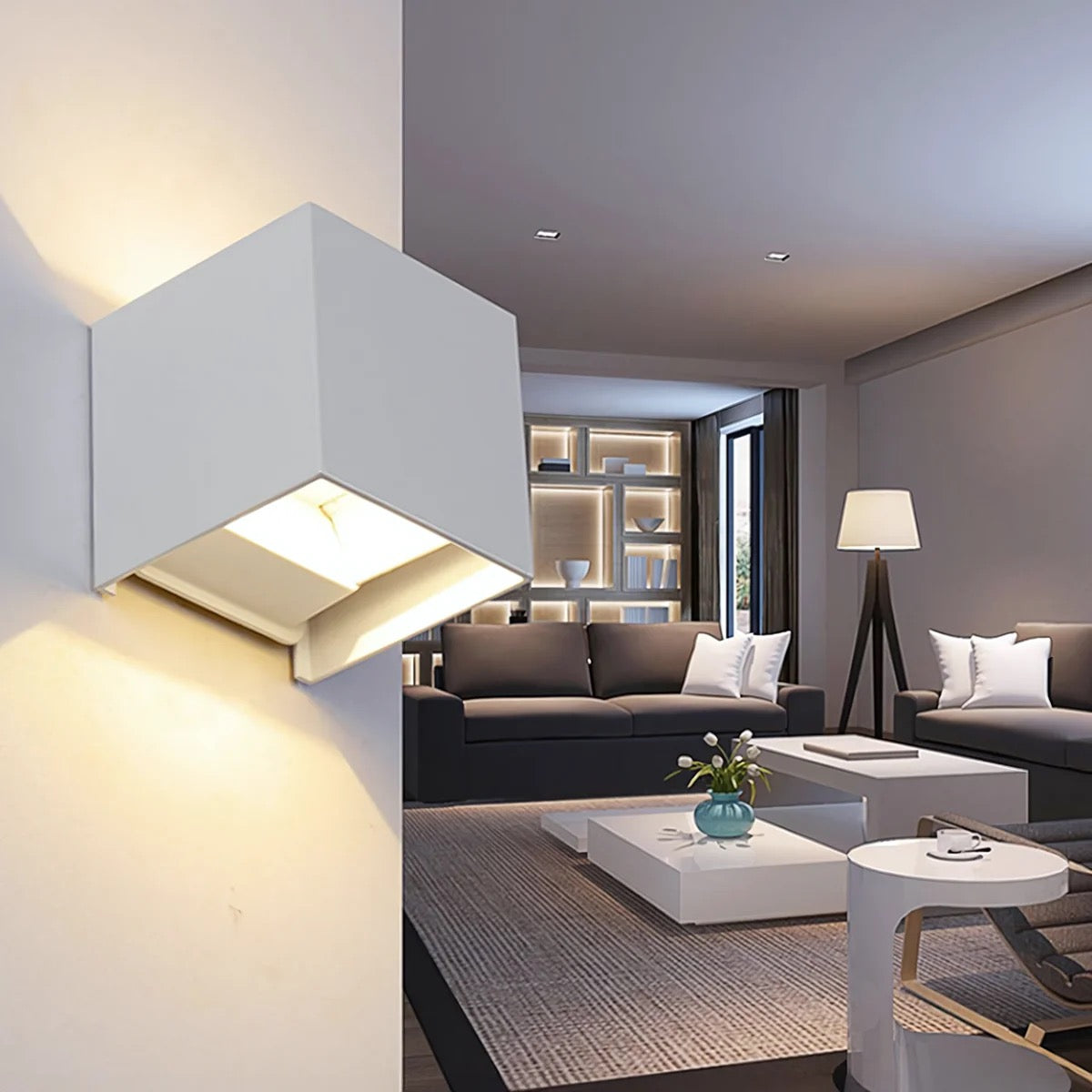 Smart Motion LED Wall Light with Warm White Glow
