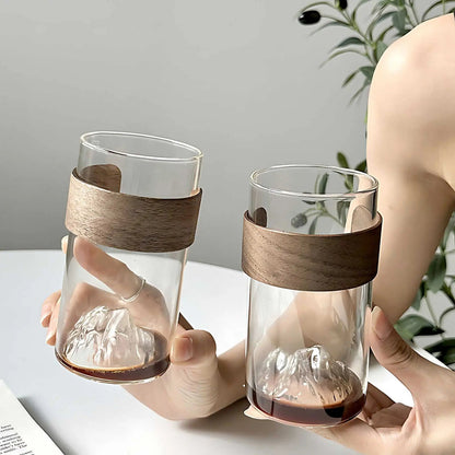 ZenPeak Mountain Tea and Coffee Glass Inovessa