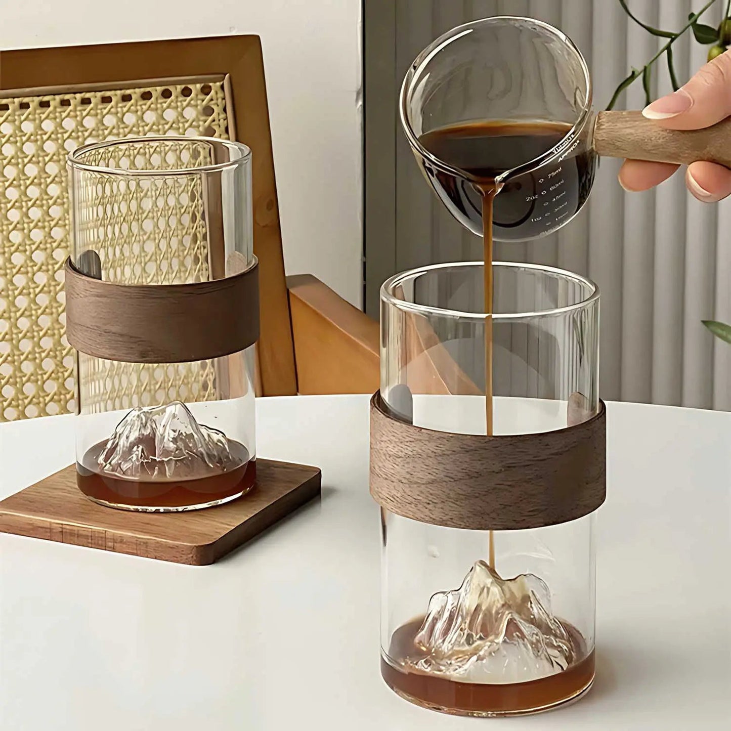 ZenPeak Mountain Tea and Coffee Glass Inovessa