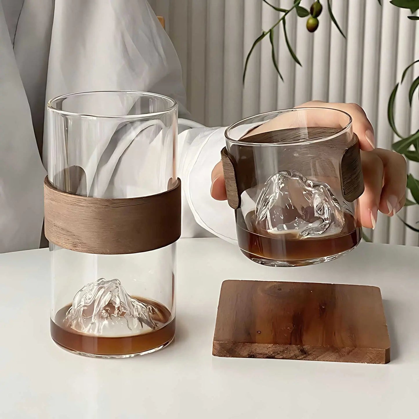 ZenPeak Mountain Tea and Coffee Glass Inovessa