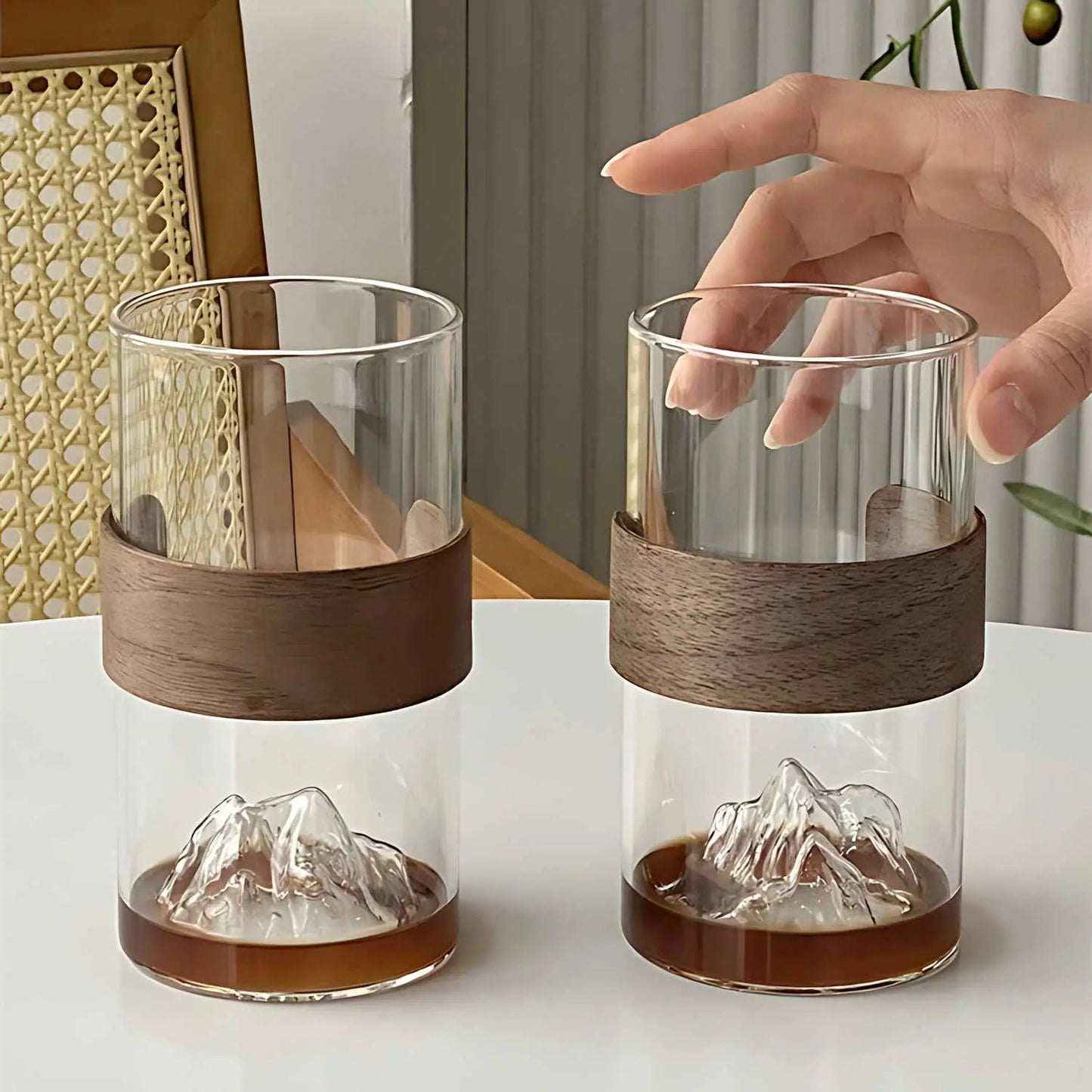 ZenPeak Mountain Tea and Coffee Glass Inovessa