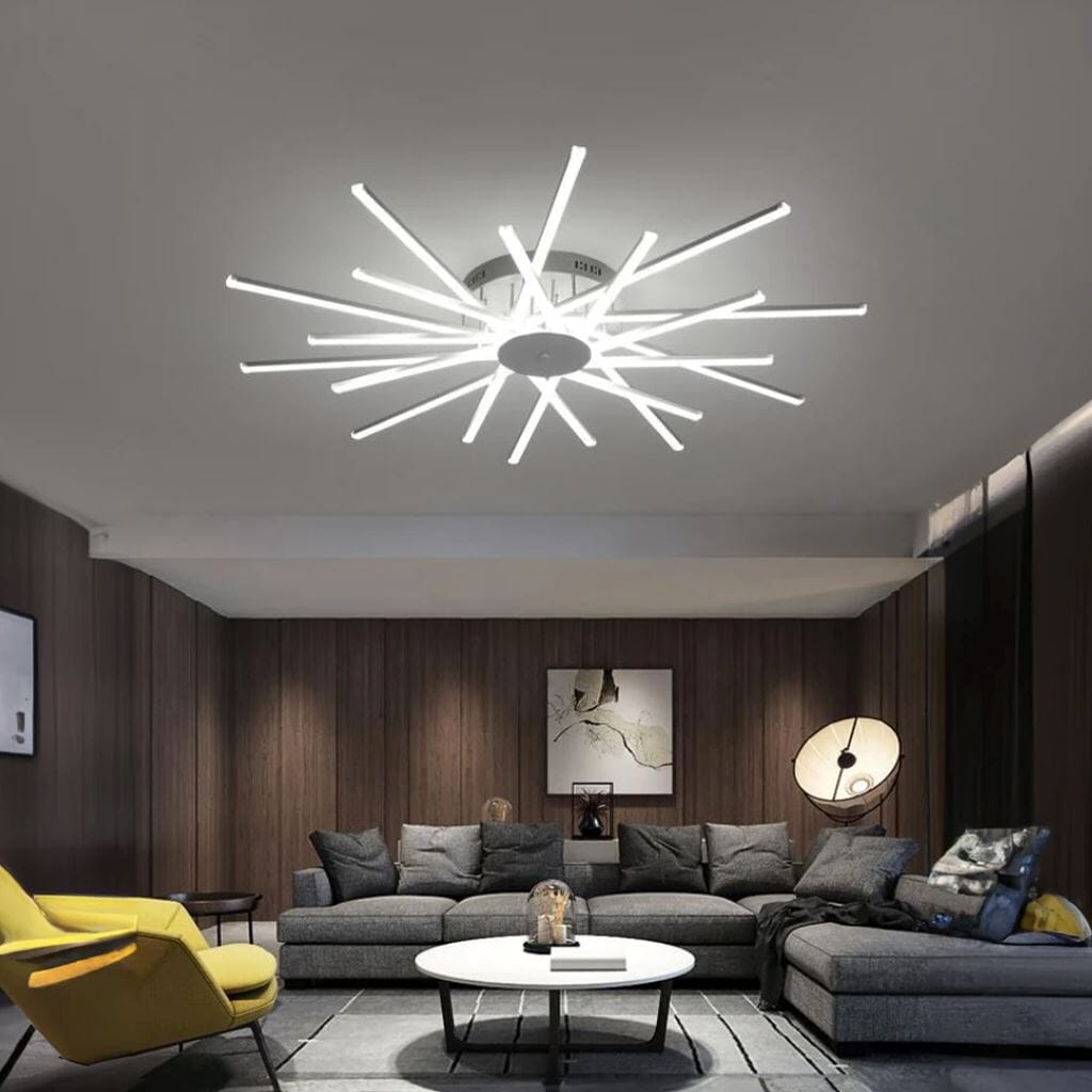 Bright Contemporary Glass Ceiling Lamp - Lusomart