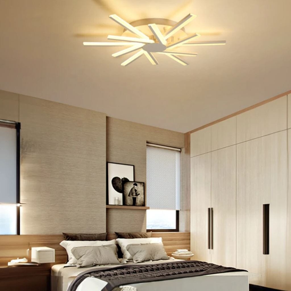Bright Contemporary Glass Ceiling Lamp