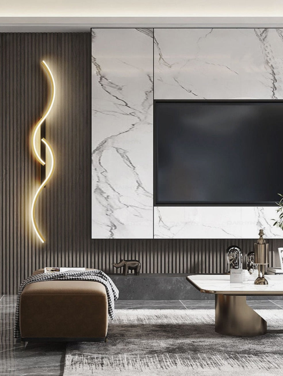 ZenithBeam LED Sconce – Artistic Design for Hallway, Bathroom, Bedroom, Living Room, ensuring Durable and Versatile Lighting in a sleek contemporary form. 6