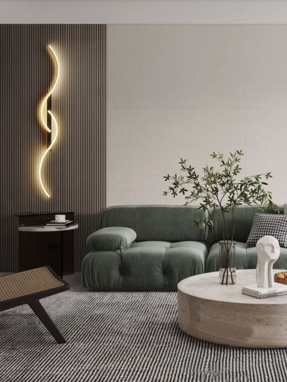ZenithBeam LED Sconce – Artistic Design for Hallway, Bathroom, Bedroom, Living Room, ensuring Durable and Versatile Lighting in a sleek contemporary form. 7