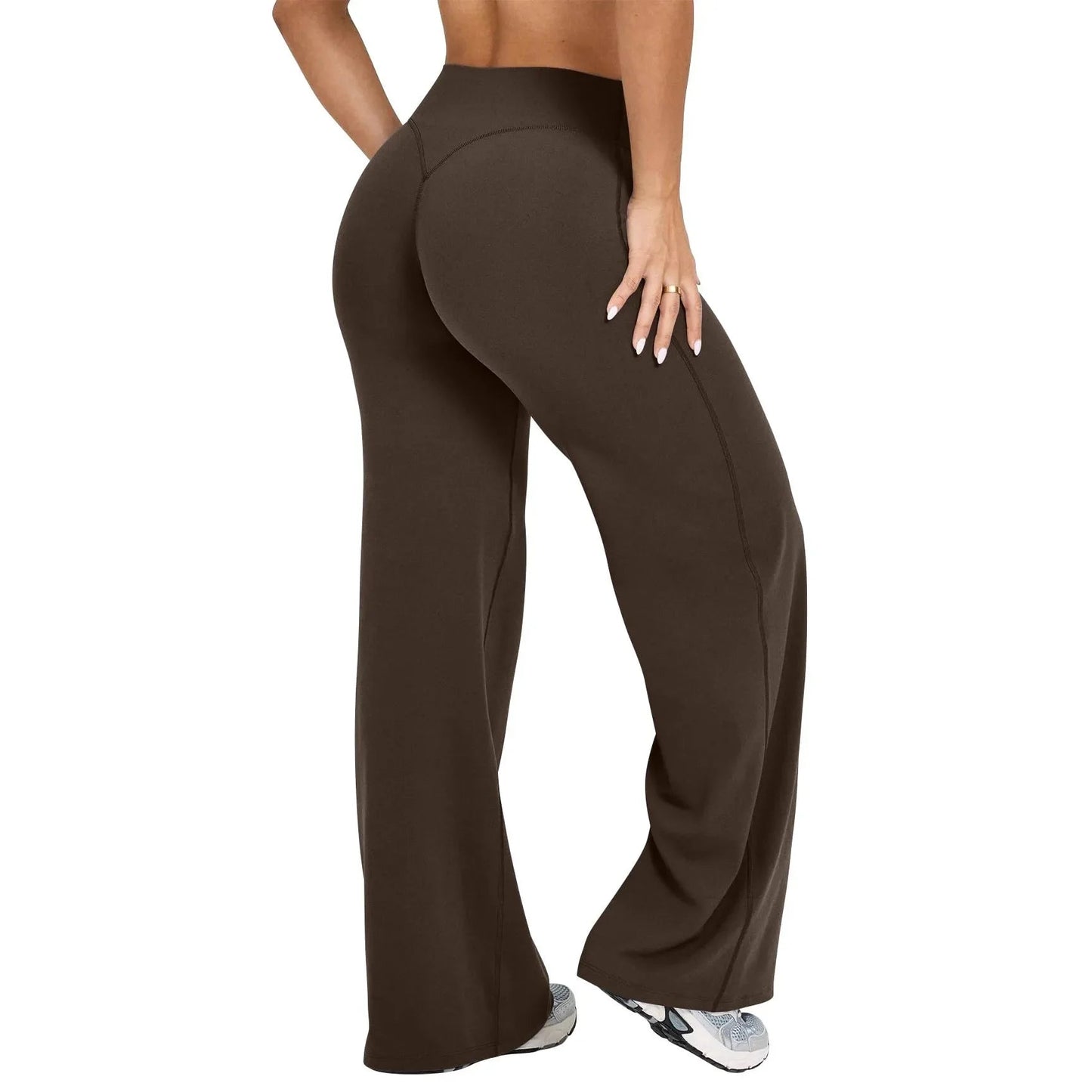 Comfortable Wide Leg Women's Yoga Pants High Waist - Lusomart