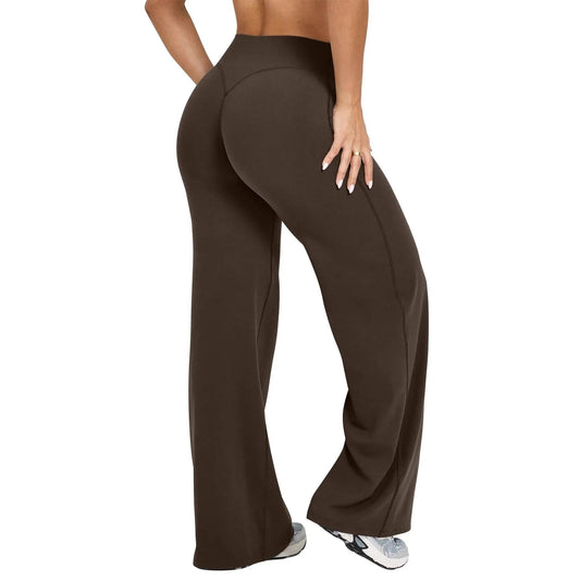 Comfortable Wide Leg Women's Yoga Pants High Waist - Lusomart