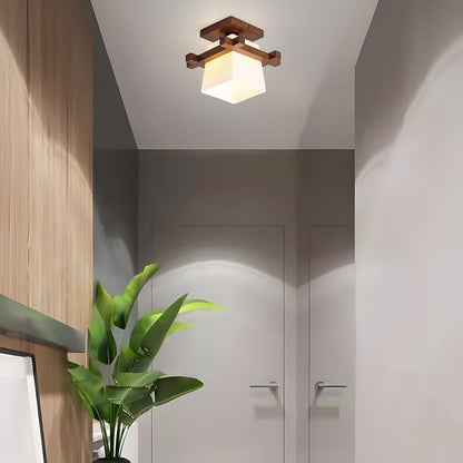 Simple Wooden Ceiling Light Fixtures - Lusomart