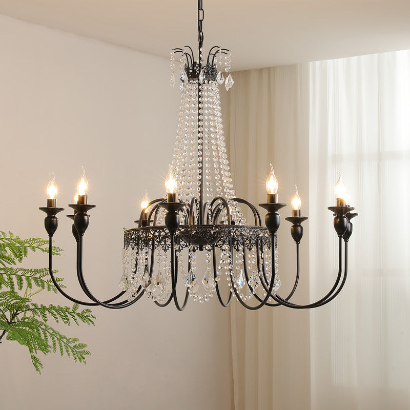 Zeniva | Vintage Crystal Chandelier for Bedroom Elegance 1