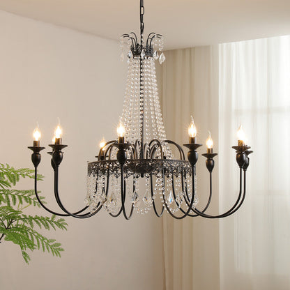 Zeniva | Vintage Crystal Chandelier for Bedroom Elegance 1