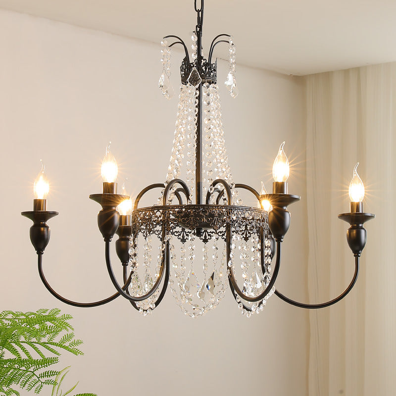Zeniva | Vintage Crystal Chandelier for Bedroom Elegance 2