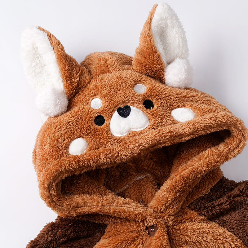 Soft Plush Red Panda Pajamas for Women Sleepwear