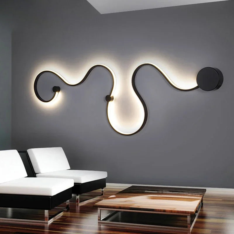 Thin Modern LED Wall Light Energy Efficient Fixture
